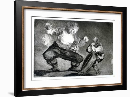 Simpleton, 1819-1823-Francisco de Goya-Framed Giclee Print