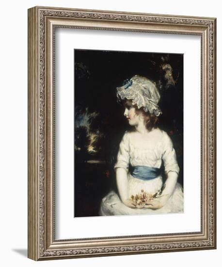 Simplicity - Portrait of Miss Theophilia Gwatkin, c.1789-Sir Joshua Reynolds-Framed Giclee Print