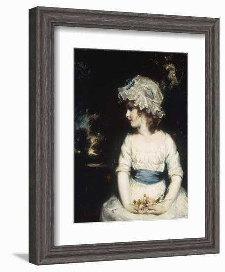 Simplicity - Portrait of Miss Theophilia Gwatkin, c.1789-Sir Joshua Reynolds-Framed Giclee Print