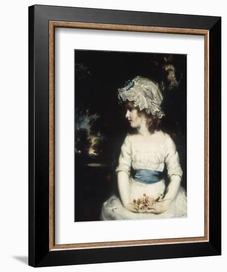 Simplicity - Portrait of Miss Theophilia Gwatkin, c.1789-Sir Joshua Reynolds-Framed Giclee Print