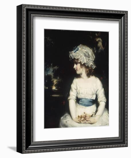 Simplicity - Portrait of Miss Theophilia Gwatkin, c.1789-Sir Joshua Reynolds-Framed Giclee Print