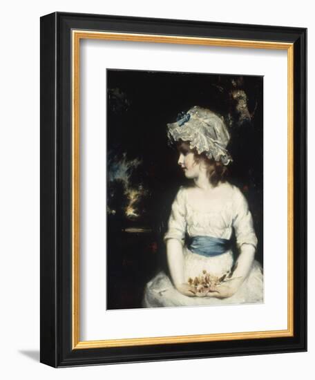 Simplicity - Portrait of Miss Theophilia Gwatkin, c.1789-Sir Joshua Reynolds-Framed Giclee Print