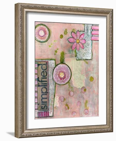 Simplified Abstract Art-Blenda Tyvoll-Framed Art Print