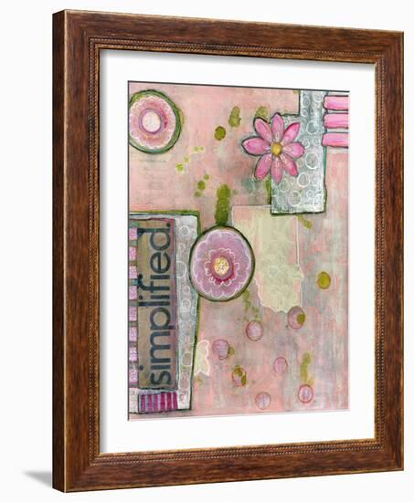 Simplified Abstract Art-Blenda Tyvoll-Framed Art Print