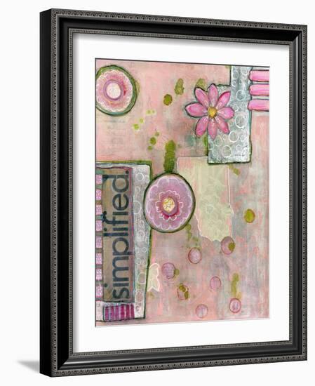 Simplified Abstract Art-Blenda Tyvoll-Framed Art Print