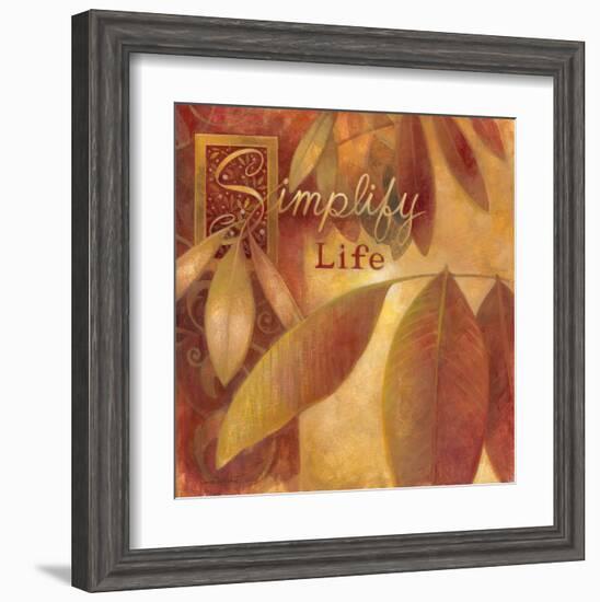 Simplify-Elaine Vollherbst-Lane-Framed Art Print