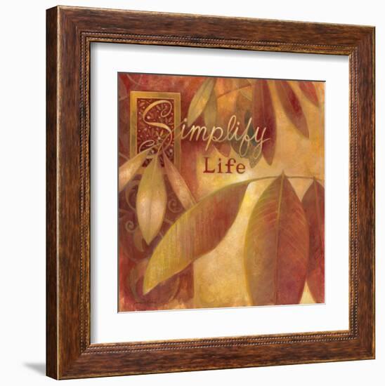 Simplify-Elaine Vollherbst-Lane-Framed Art Print