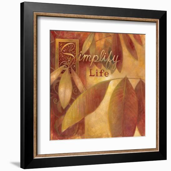 Simplify-Elaine Vollherbst-Lane-Framed Art Print