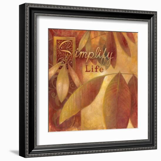 Simplify-Elaine Vollherbst-Lane-Framed Art Print