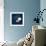 Simply Adorable-Blue Fish-Framed Art Print displayed on a wall