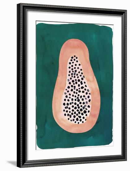 Simply Papaya-Joelle Wehkamp-Framed Giclee Print