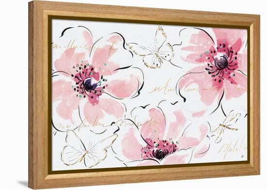 Simply Pink I-Daphne Brissonnet-Framed Stretched Canvas