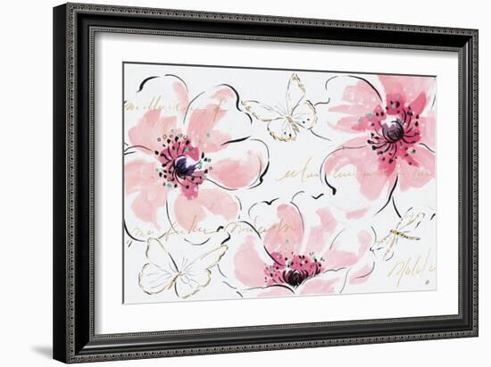 Simply Pink I-Daphne Brissonnet-Framed Art Print