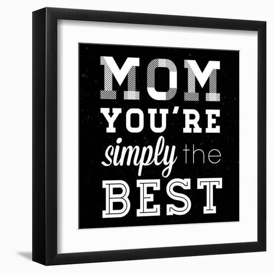 Simply the Best Mom Square-Sd Graphics Studio-Framed Art Print