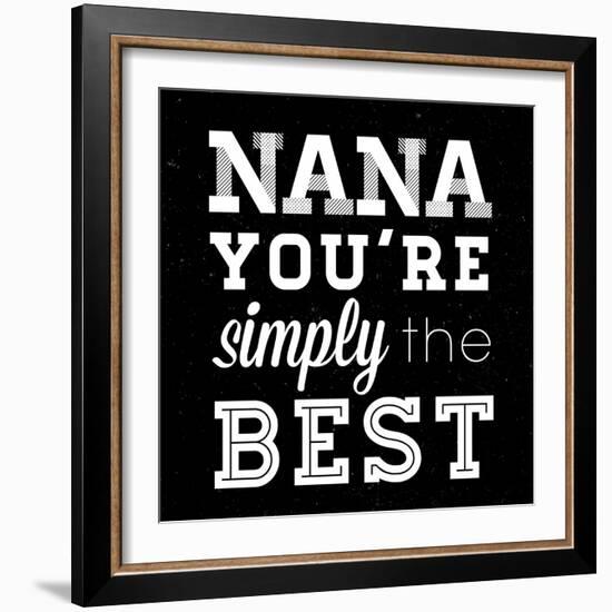 Simply the Best Nana Square-Sd Graphics Studio-Framed Art Print