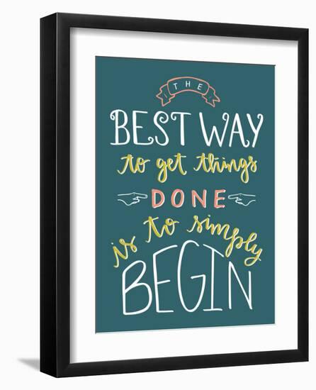 Simply To Begin-Samantha Ranlet-Framed Art Print