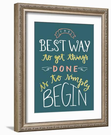 Simply To Begin-Samantha Ranlet-Framed Art Print