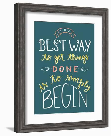 Simply To Begin-Samantha Ranlet-Framed Art Print