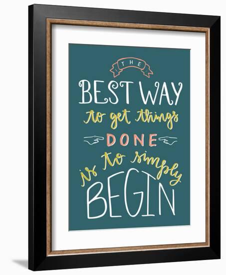 Simply To Begin-Samantha Ranlet-Framed Art Print