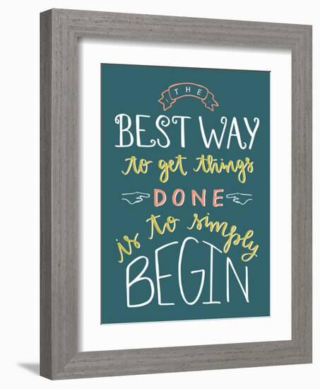 Simply To Begin-Samantha Ranlet-Framed Art Print