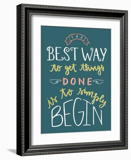 Simply To Begin-Samantha Ranlet-Framed Art Print