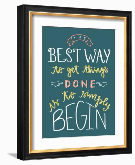 Simply To Begin-Samantha Ranlet-Framed Art Print