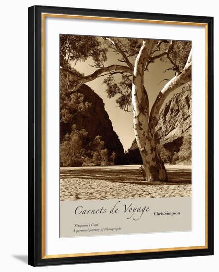 Simpson's Gap-Chris Simpson-Framed Giclee Print