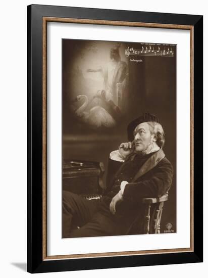 Simulated Portrait of Richard Wagner-null-Framed Photographic Print