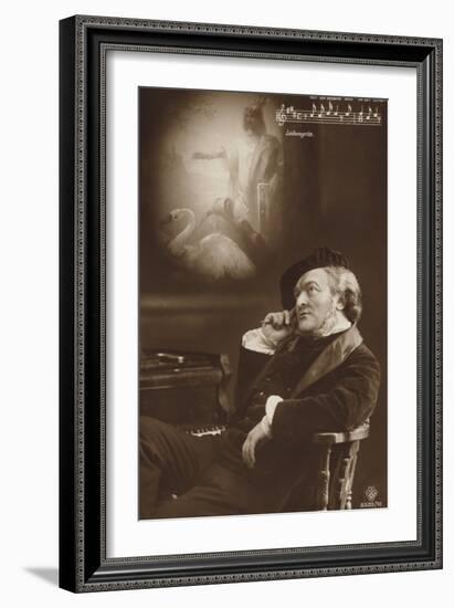 Simulated Portrait of Richard Wagner-null-Framed Photographic Print