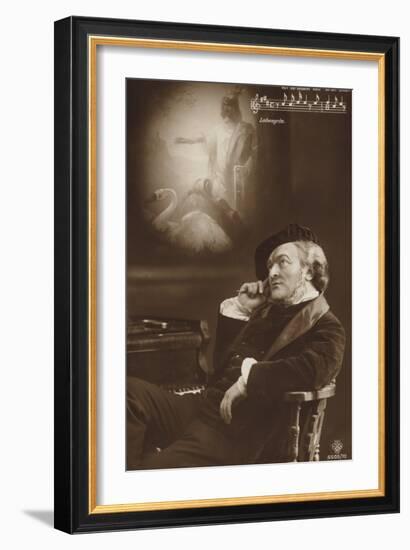 Simulated Portrait of Richard Wagner-null-Framed Photographic Print