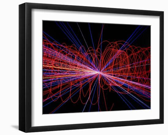 Simulation of Higgs Boson Production-David Parker-Framed Photographic Print