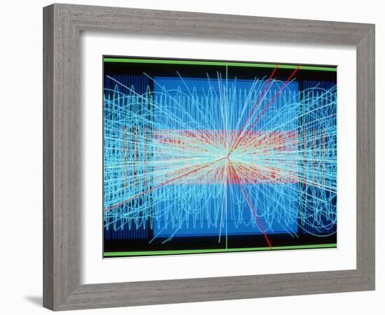 Simulation of Higgs Boson Production-David Parker-Framed Photographic Print