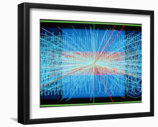 Simulation of Higgs Boson Production-David Parker-Framed Photographic Print