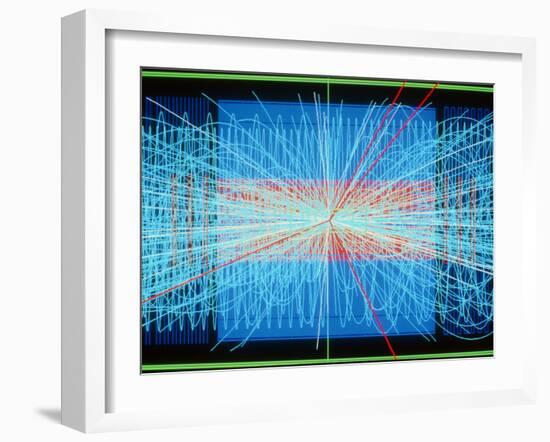 Simulation of Higgs Boson Production-David Parker-Framed Photographic Print