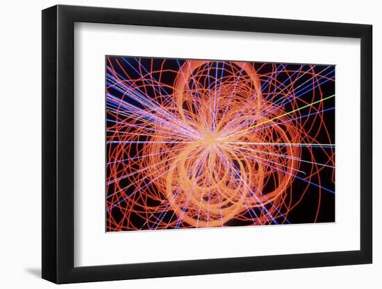 Simulation of Higgs Boson Production-David Parker-Framed Photographic Print