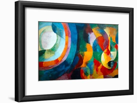 Simultaneous Contrasts: Sun and Moon, 1912-1913-Robert Delaunay-Framed Giclee Print