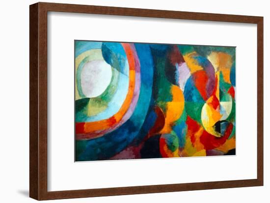 Simultaneous Contrasts: Sun and Moon, 1912-1913-Robert Delaunay-Framed Giclee Print