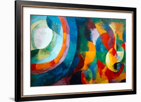 Simultaneous Contrasts: Sun and Moon, 1912-1913-Robert Delaunay-Framed Giclee Print