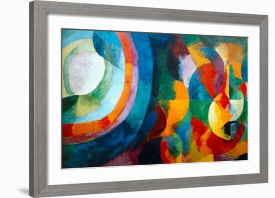 Simultaneous Contrasts: Sun and Moon, 1912-1913-Robert Delaunay-Framed Giclee Print