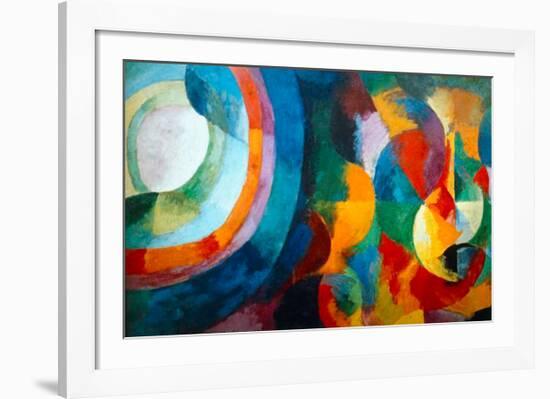 Simultaneous Contrasts: Sun and Moon, 1912-1913-Robert Delaunay-Framed Giclee Print