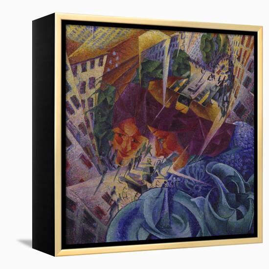 Simultaneous Vision-Umberto Boccioni-Framed Premier Image Canvas