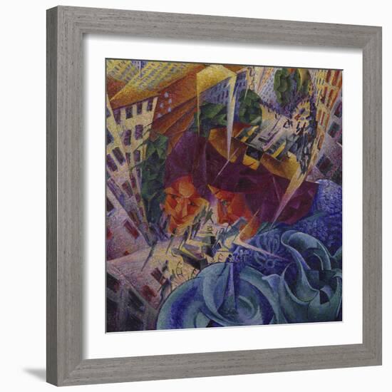 Simultaneous Vision-Umberto Boccioni-Framed Giclee Print