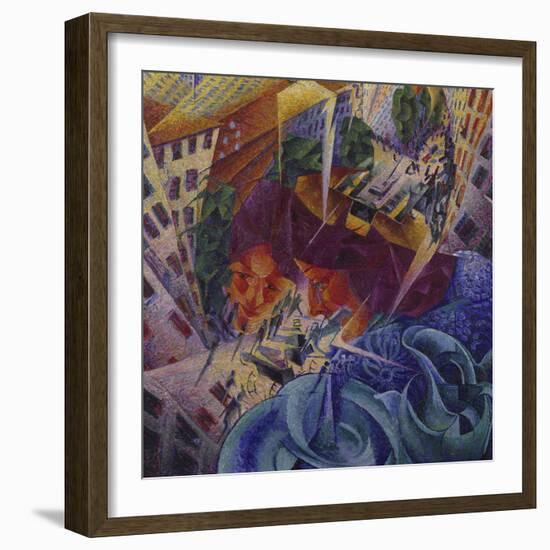 Simultaneous Vision-Umberto Boccioni-Framed Giclee Print