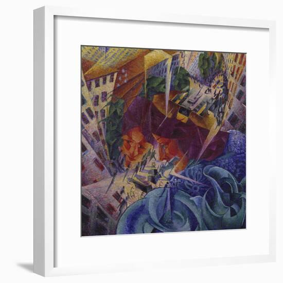 Simultaneous Vision-Umberto Boccioni-Framed Giclee Print