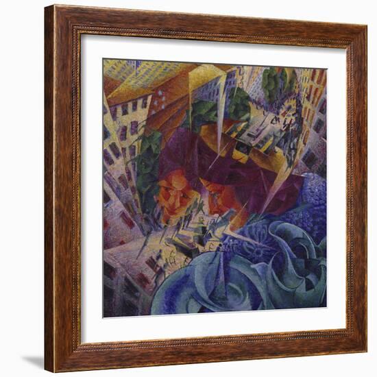 Simultaneous Vision-Umberto Boccioni-Framed Giclee Print