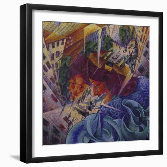 Simultaneous Vision-Umberto Boccioni-Framed Giclee Print