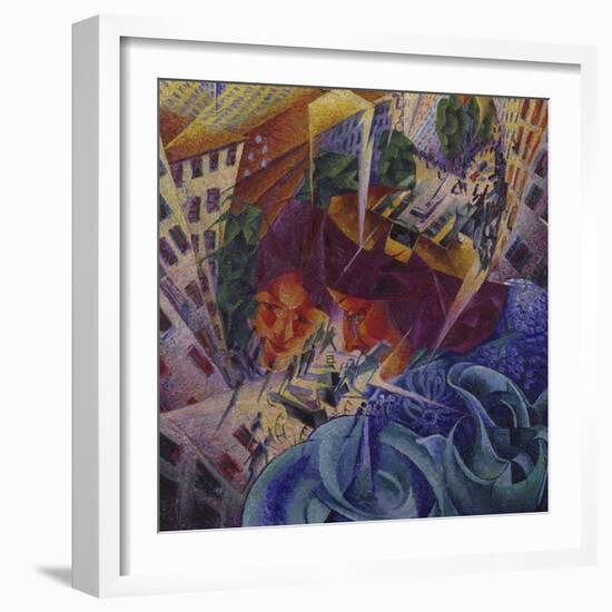 Simultaneous Vision-Umberto Boccioni-Framed Giclee Print