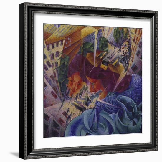 Simultaneous Vision-Umberto Boccioni-Framed Giclee Print