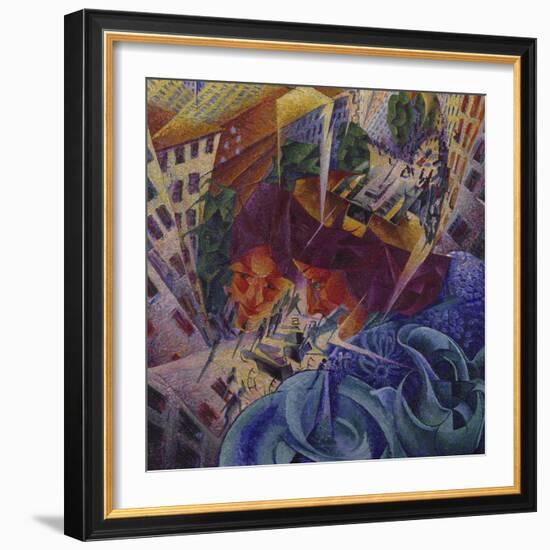 Simultaneous Vision-Umberto Boccioni-Framed Giclee Print