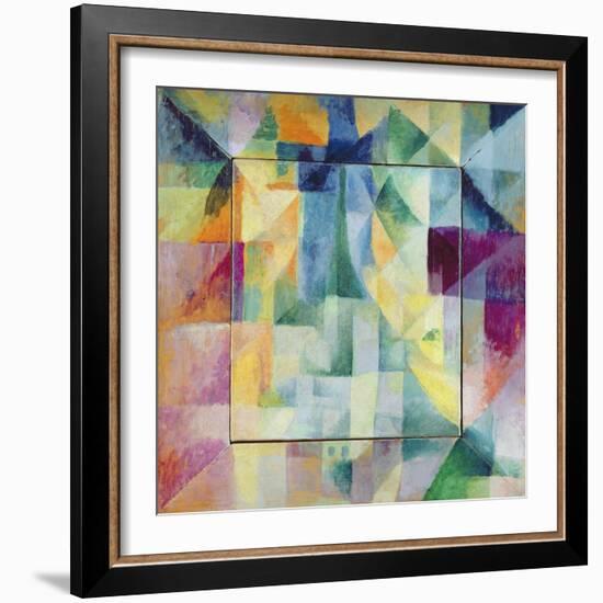 Simultaneous Windows on the City, 1912-Robert Delaunay-Framed Giclee Print